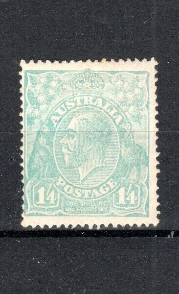 Australia 1920 1s 4d Sidehead MH