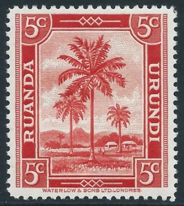 Ruanda-Urundi, Sc #68, 5c MH