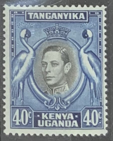 KEYNA ,UGANDA, TANGANYIKA 1952 40c  DEFINITIVE SG143 LIGHTLY MOUNTED MINT