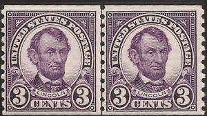 # 600 MINT NEVER HINGED VIOLET ABRAHAM LINCOLN