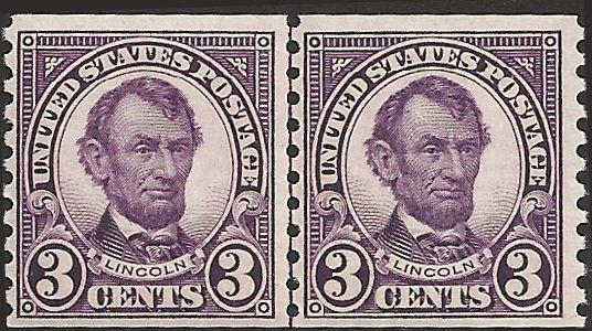 # 600 MINT NEVER HINGED VIOLET ABRAHAM LINCOLN