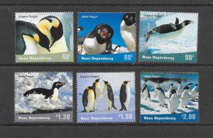 PENGUINS - ROSS DEPENDENCY #L67-92   MNH