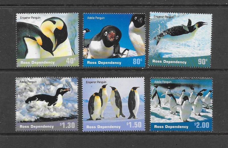 PENGUINS - ROSS DEPENDENCY #L67-92   MNH