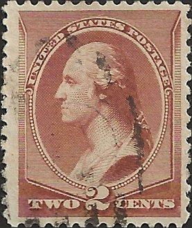 # 210 RED BROWN USED GEORGE WASHINGTON SCV-0.75