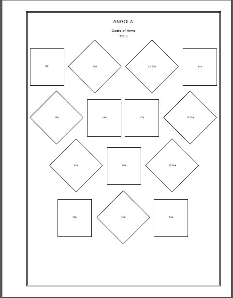 ANGOLA STAMP ALBUM PAGES 1870-2011 (241 PDF digital pages)