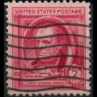 U.S.A. 1940 - Scott# 860 Novelist Cooper 2c Used