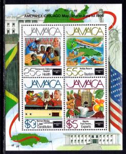 Jamaica 628a Souvenir Sheet MNH VF