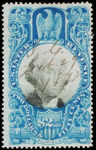 U.S. REV. SECOND ISSUE R124  Used (ID # 109842)