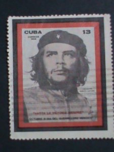 ​CUBA-1968-SC#1318-LEADER OF REVOLUTION-ERNESTO GUEVARA-CTO STAMP-VERY FINE