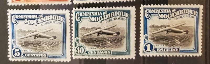 1935 Mozambique Company Scott #- C1-C15 Set /15 Airmail Complete MNH