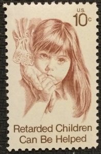 US MNH #1549 Single Retarded Children SCV $.25 L3