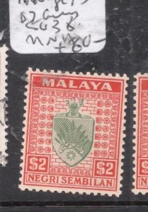 Malaya Negri Sembilan SG 38 MNH (5dma) 