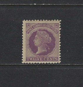 PRINCE EDWARD ISLAND - #16 - 12c QUEEN VICTORIA MINT STAMP MNH 