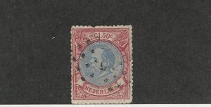 Netherlands, Postage Stamp, #33 Used, 1872, Light Cancel