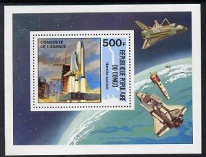 CONGO BRAZZAVILLE - 2001 - Space Exploration -Perf Min Sheet-M N H-Private Issue