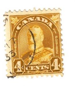 Canada Sc 168 1930 4 c G V arch stamp used