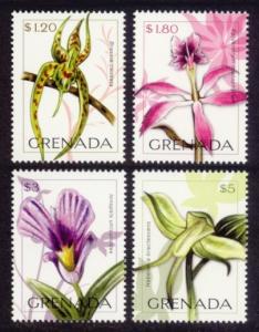 Grenada Sc# 3741-44 MNH Orchids of the Caribbean