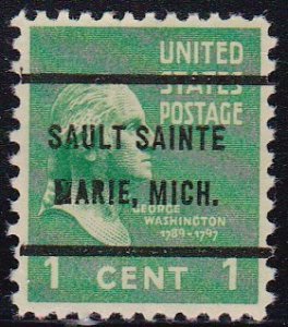 Precancel - Sault Sainte Marie, MI PSS 804-62 - Bureau Issue