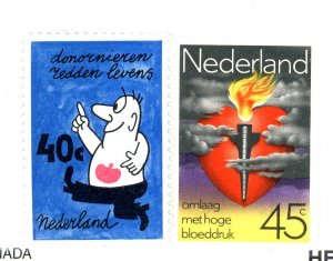 Netherlands, Scott #580-81, Mint, Never Hinged