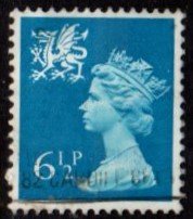 Wales - #WMMH7 Machin Queen Elizabeth II - Used