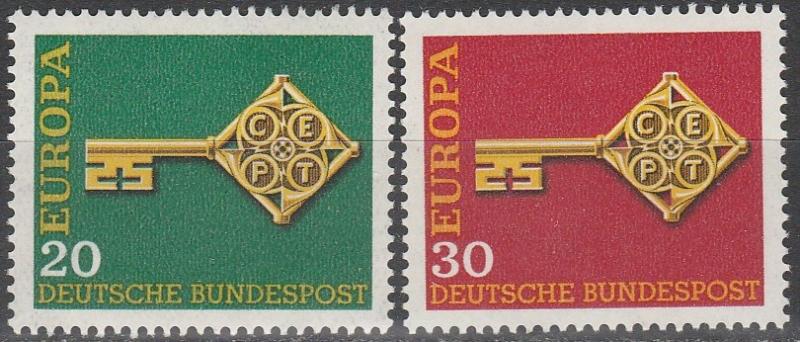 Germany #983-4  MNH F-VF  (SU4929)