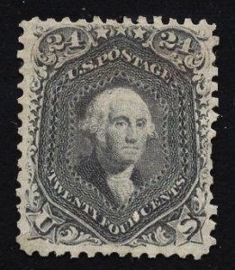 US Stamp #78 24c Lilac Washington  MINT NO GUM SCV $950