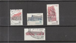 Denmark  Scott#  513-516  Used  (1972 Danish Architecture)