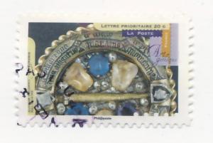 France 2013 Scott 4463 used - Gothic Art, ‭ ‭Reliquary Medallion