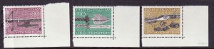 Liechtenstein-Sc#691-3-unused NH set-Weapons-1980-