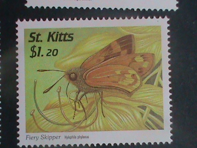 ST.KITTS-1997 SC# 439//50 -COLORFUL BEAUTIFUL LOVELY BUTTERFLY MINT SET VF