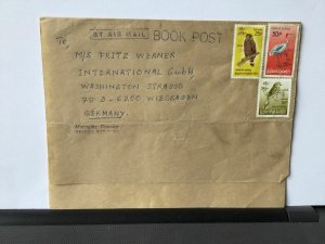 Burma airmail book post multi stamps wrapper Myanma Railways R28043