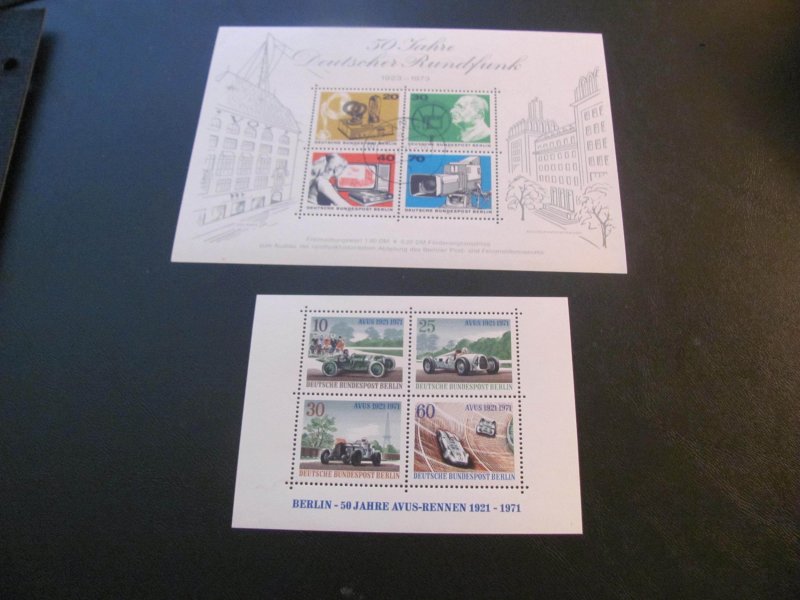 GERMANY BERLIN MNH 1957-1975 COMPLETE SETS  XF