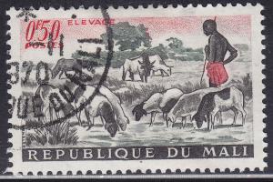 Mali 16 CTO 1961 Herding Sheep