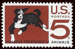 PCBstamps   US #1307 5c Humane Treatment Animals, MNH, (35)