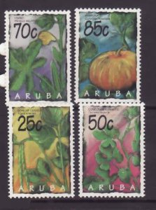 Aruba-Sc#122-5- id5-unused NH set-Vegetables-1995-