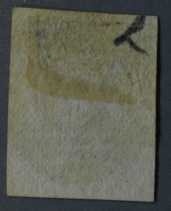 Belgium #7 Used VF Barred Circle Cancel w/ Characters. 'LL'.