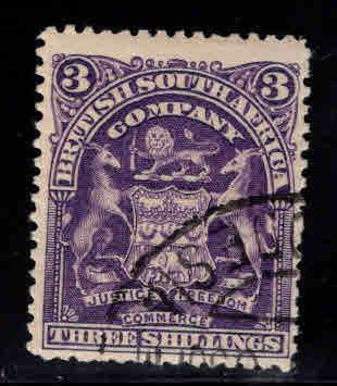 Rhodesia Scott 68 Used CTO coat of arms stamp