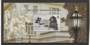 Tristan Da Cunha 1999 Queen Mother miniature sheet sg.MS661  MNH 