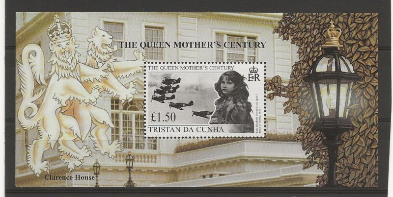 Tristan Da Cunha 1999 Queen Mother miniature sheet sg.MS661  MNH