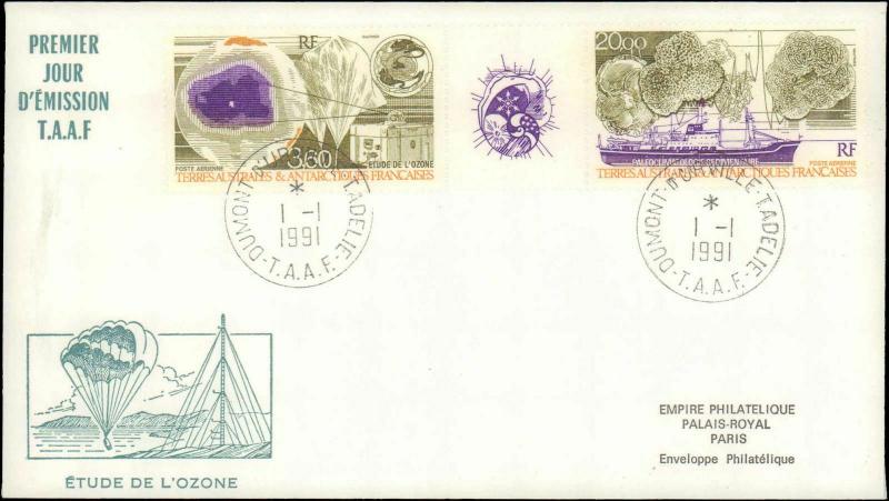 French Southern & Antarctic Territory #198, Antarctic Cachet and/or Cancel