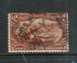 USA #293 Used Fine Blunt Perfs At Top