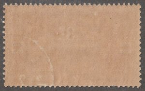 French Guiana, stamp,  Scott#108,  mint, hinged,  5f,  violet,  3f, black