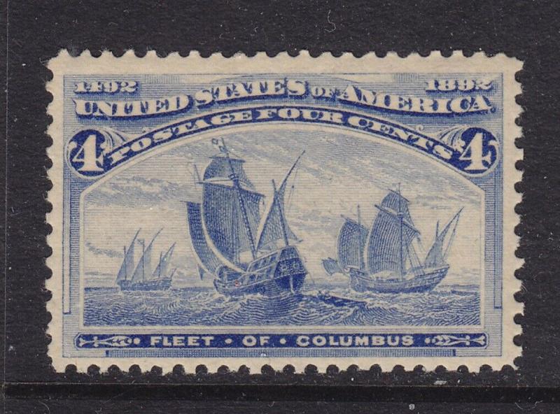 233 VF original gum lightly hinged with nice color cv $ 55 ! see pic !