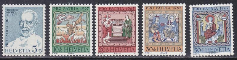 Switzerland # B365-369, Religious Paintings, Mint NH, 1/2 Cat.