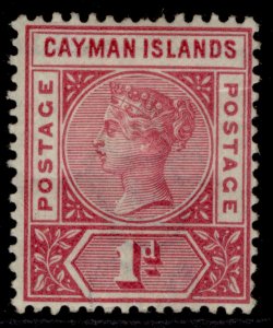 CAYMAN ISLANDS EDVII SG2, 1d rose-carmine, M MINT. Cat £17.