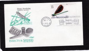 3351h Ebony Jewelwing, FDC Artmaster