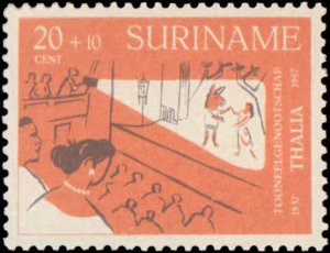 Suriname #B65-B68, Complete Set(4), 1958, Never Hinged