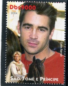 Sao Tome & Principe 2004 COLIN FARRELL Irish Actor 1v Perforated Mint (NH)