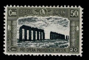 Italy Scott B31 MH* Aqueduct of Claudius  semi-postal stamp