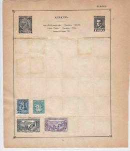 malta & albania stamps page ref 17621